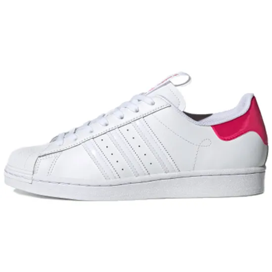 Adidas Originals Superstar Series Skateboard Shoes Unisex Low-top White/Red