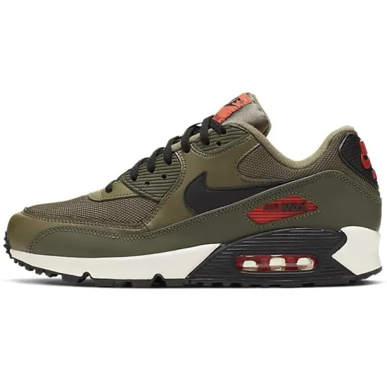 Nike Air Max 90 Medium Olive Black Team Orange