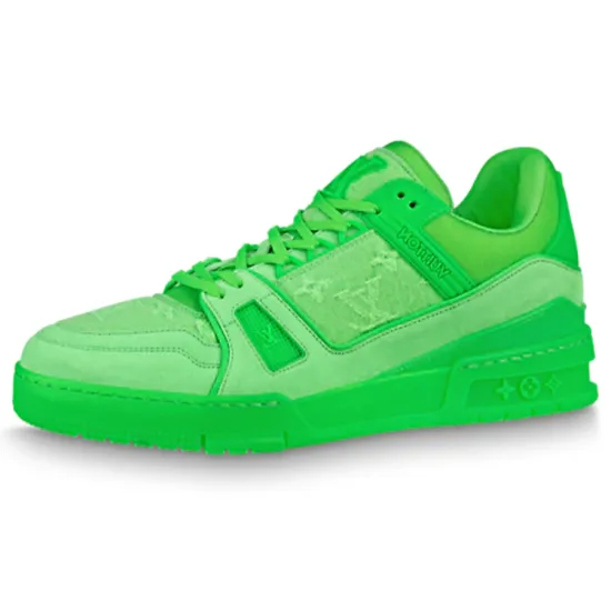 LOUIS VUITTON LV Trainer Fluroescent Green