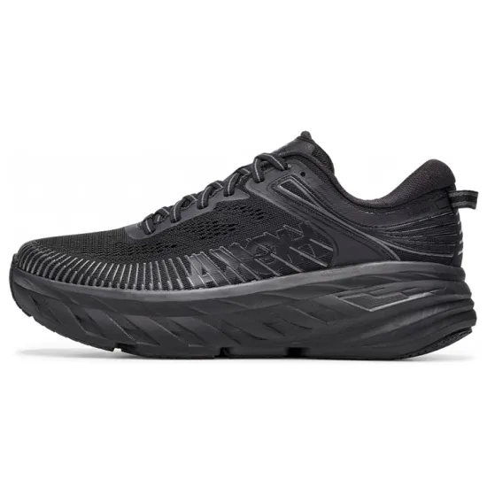 HOKA ONE ONE Bondi 7 Running Shoes Women's Low-top Black