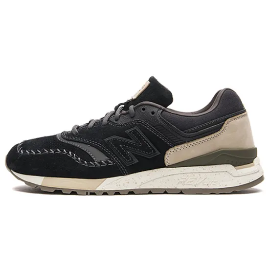 New Balance 997.5 Series Running Shoes Men Low-top Black/dark Gray/beige
