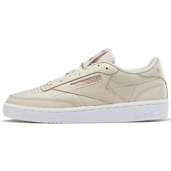Reebok Club C Skateboarding Shoes Women's Low-top White/Brown