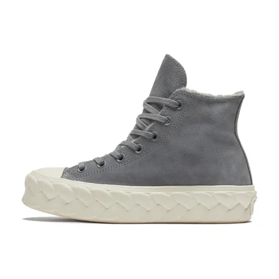 Converse All Star Series Skateboarding Shoes Women's High-top Gray