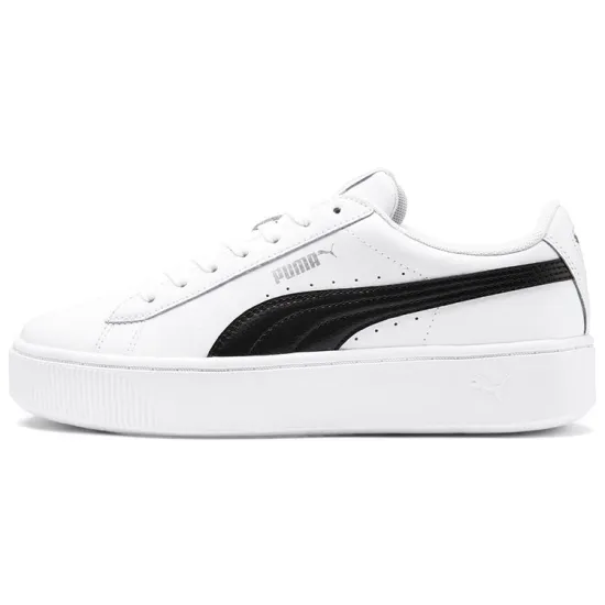 Puma Vikky Skateboarding Shoes Women's Low-top Black/white