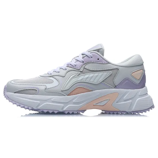 LINING Running Shoes Women's Low-Top Gray Purple