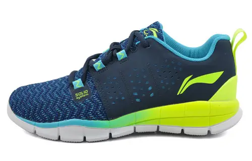 Li Ning Cushioning Slip Resistant Abrasion Resistant Breathable And Quick Dry Low top Running Shoes Men's