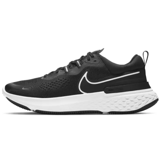 Nike React Miler 2 Running Shoes Men Low-top Black/soot/white