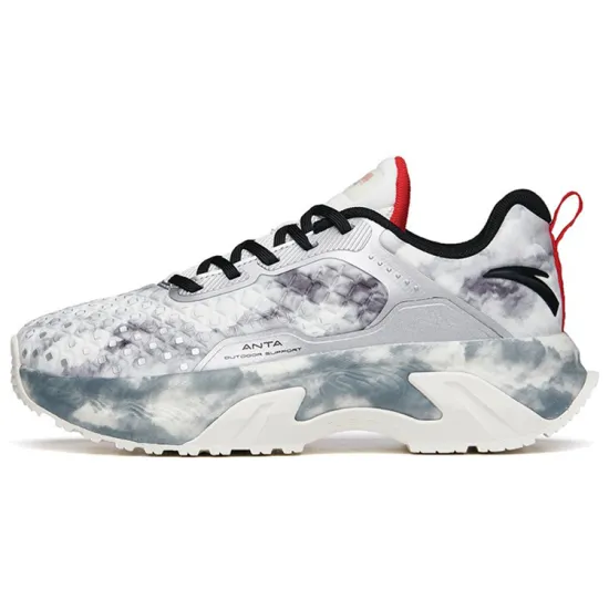 ANTA Variety Training Collection Hiking / Trekking Shoes Women's Low-Top Black White Red/Gray