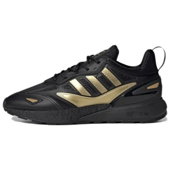 Adidas Originals ZX 2K BOOST 2.0 Lifestyle Shoes Men Low-top Black/Gold