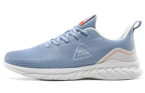PEAK Qingyi Lace Up Cushioning Slip Resistant Breathable Low top Running Shoes Men's Blue
