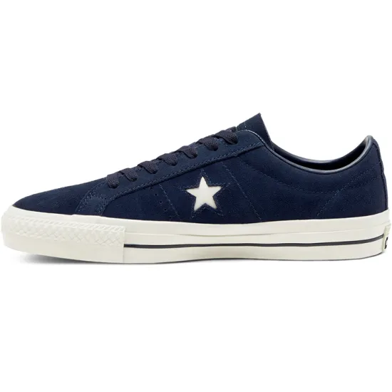 Converse One Star Skateboarding Shoes Unisex Low-top White/Royal Blue/Fern Green