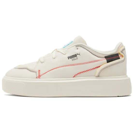 PUMA Oslo Maja Skateboarding Shoes Women's Low-top Beige