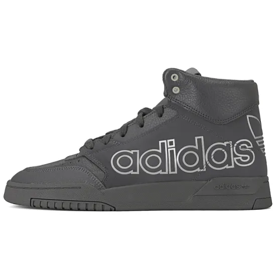 Adidas Originals Drop Step Skateboard Shoes Unisex High-top Dark Gray