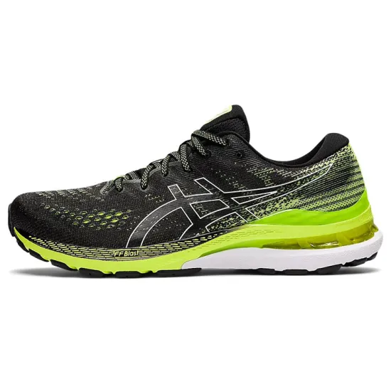 Asics Gel Kayano 28 2E Wide 'Black Hazard Green'