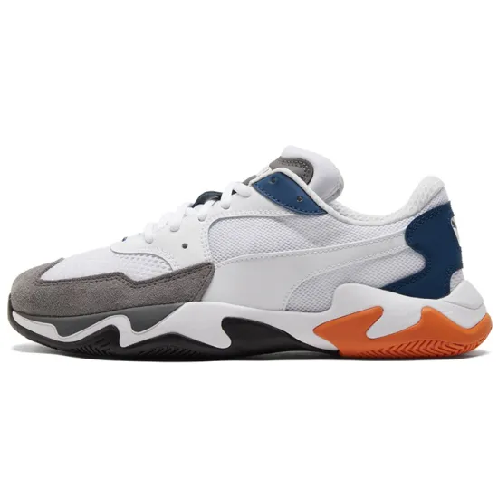 Puma Storm Lifestyle Shoes Unisex Low-top White/gray/blue/orange