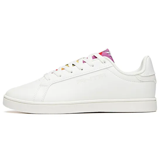 Anta Life Collection Low-Top Skateboard Shoes Women's White Pink