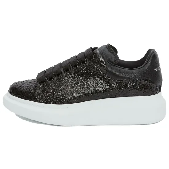 Alexander McQueen Oversized Sneaker Glitter 'Black' Women's