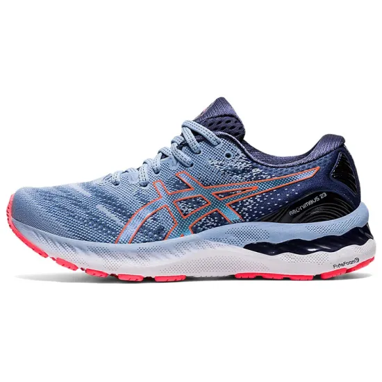 Asics Women's Gel Nimbus 23 Wide 'Mist Blazing Coral'