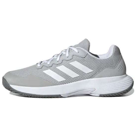 Adidas GameCourt Tennis Shoes Men Low-top Cool Gray