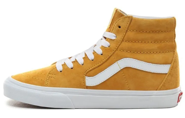 Vans In Pig Suede SK8 HI Mango Mojito Yellow