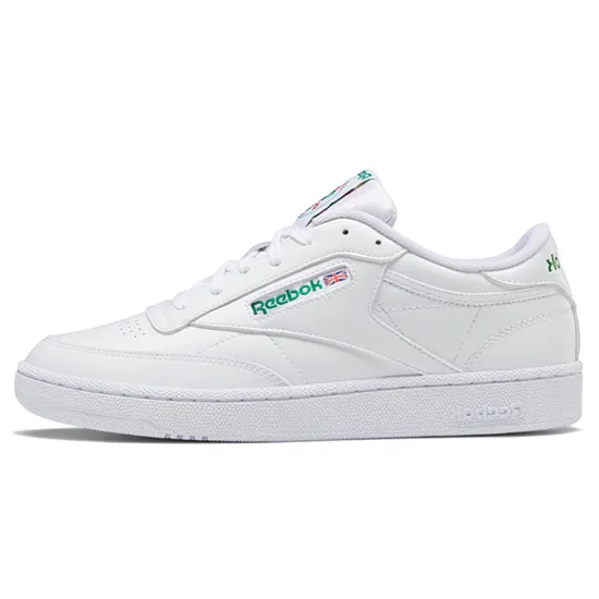 Reebok Club C Skateboarding Shoes Unisex Low-top White/Green