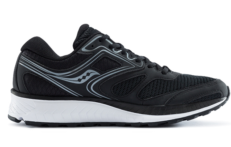 Saucony Cohesion 12 Lightweight And Breathable Low top Running Shoes Men’s Black Standard M