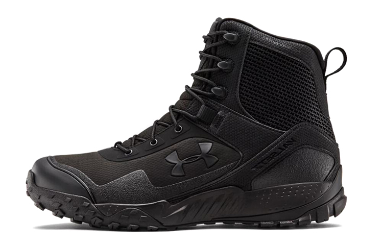 Under Armour Valsetz RTS 1.5 Side Zip Tactical Boots Lightweight and comfortable high-top sports running shoes black