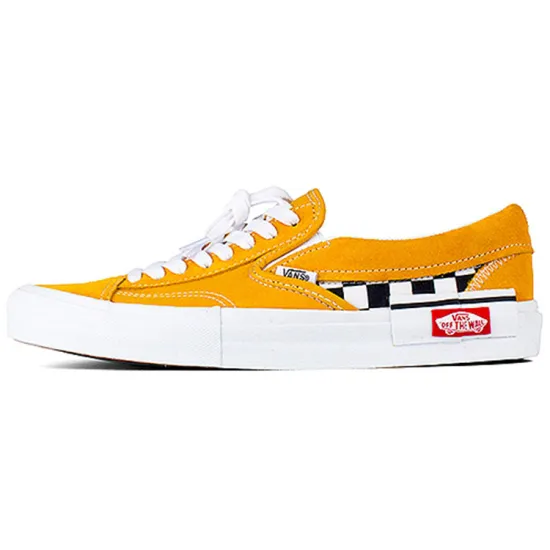 Vans Slip-On Cap Checkerboard Yolk Yellow