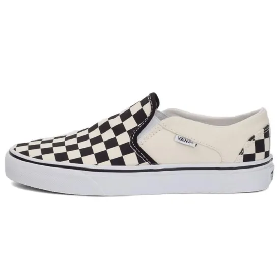 Vans Asher Checkerboard Black White Women's