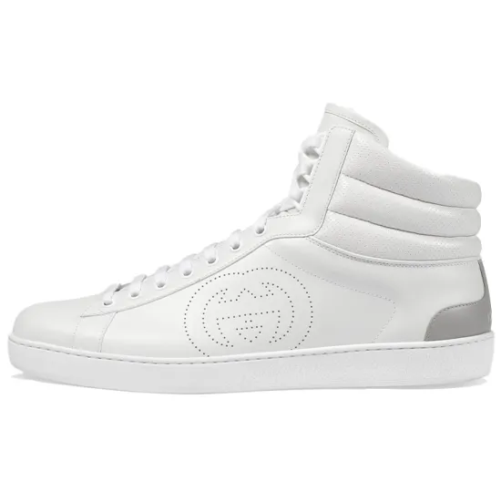 GUCCI Ace High-Top GG White