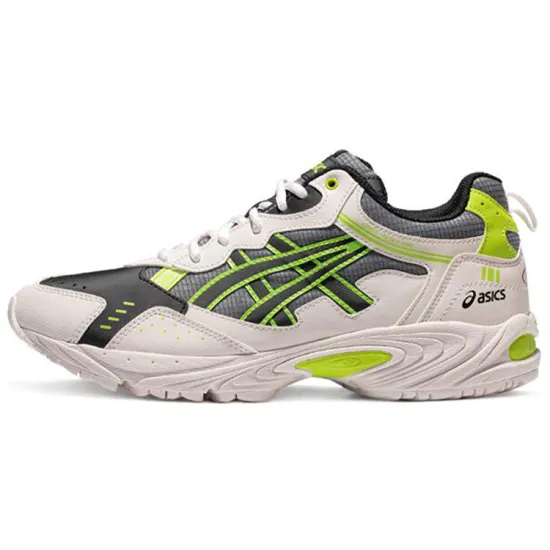 Asics Gel-100 Running Shoes Unisex Low-top White/Black/Green
