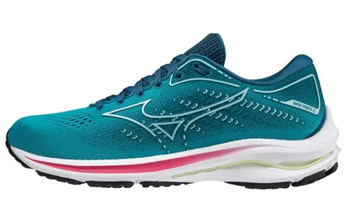 Mizuno Rider Textile, Synthetic Leather Slip Resistant, Abrasion Resistant, Breathable Low top Running Shoes Women's