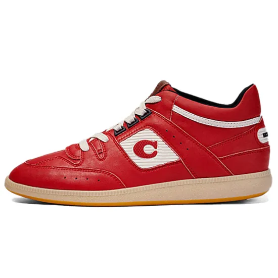 COACH CitySole Skateboard Shoes Men Low-Top Red