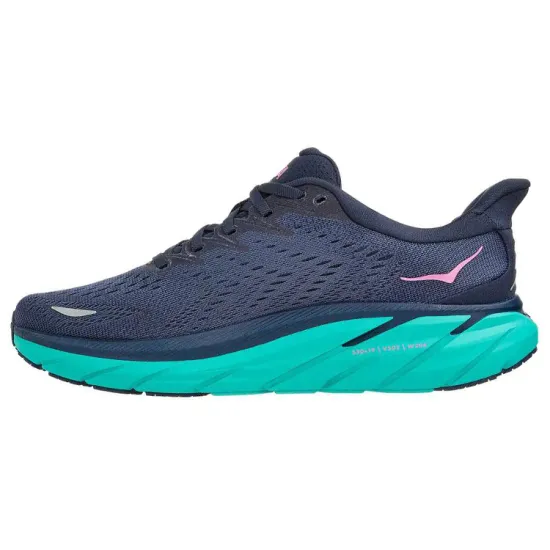 HOKA ONE ONE Clifton 8 Running Shoes Women's Low-top Purple/Green
