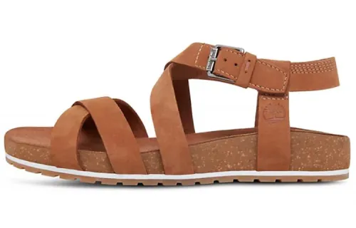 Timberland Malibu Waves Beach Sandals Women's Light Brown