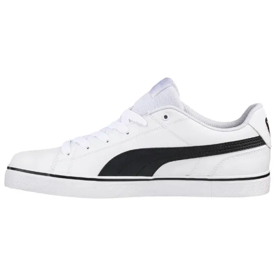 Puma Court Point Skateboarding Shoes Unisex Low-top Black/White