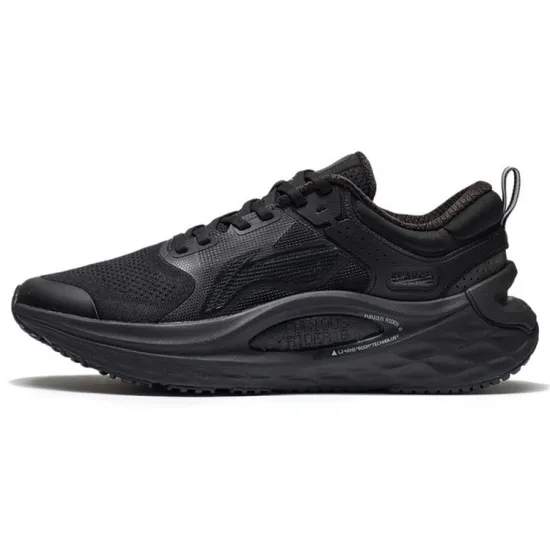 LiNing Furious Rider 6.0 Cushioning Anti Slip And Wear Resistant Support Reflective Low Top 䨻 Running Shoes Men's Black