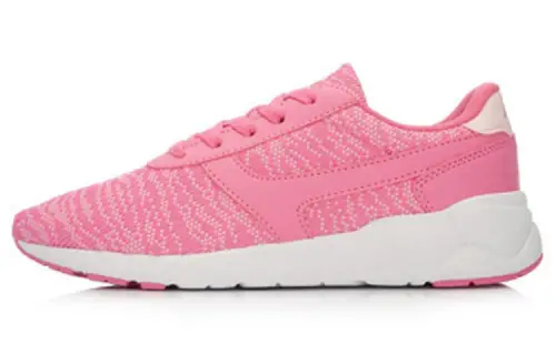Li Ning Running Shoes Women's Low Top Pink/White