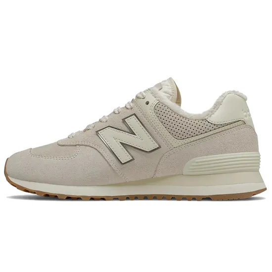 New Balance NB 574 Running Shoes Women's Low-top Cream White