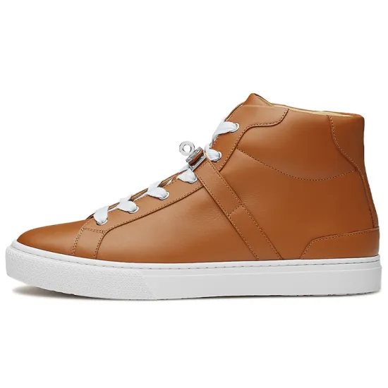 HERMES Daydream Stylish Skateboarding Shoes Men's Brown