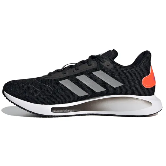 Adidas Galaxar Running Shoes Men Low-top Black/Gray/Orange
