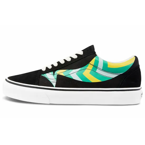 Vans Old Skool Skateboarding Shoes Unisex Low-top Black/Multicolor