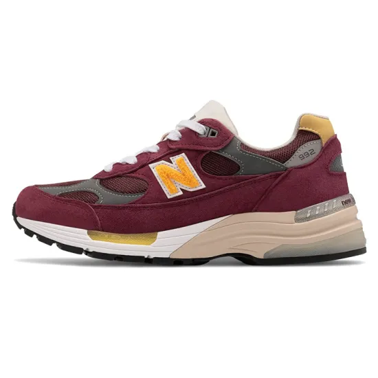New Balance 992 Burgundy Gold