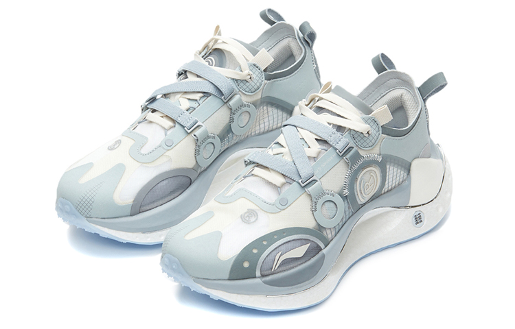 Li Ning Shadow CRC 䨻 Textile, Synthetic Leather, TPU Fashion Breathable Abrasion Resistant Slip Resistant Low top
