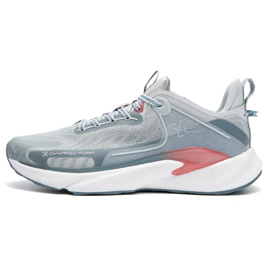 XTEP Running Shoes Men Low-Top Trousers Gray/Cat Paw Gray