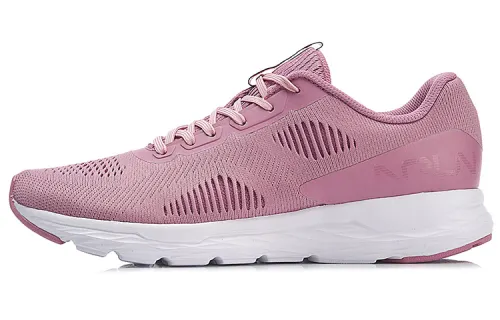 Li Ning Light Shadow Running Shoes Women's Low Top Pink/White