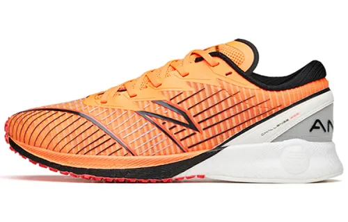 ANTA Running Shoes Women's Low Top Magic Orange/Black/Ivory White