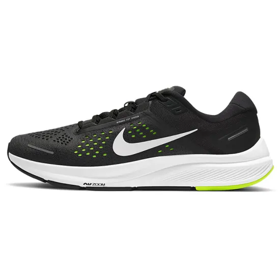 Nike Zoom Structure 23 Running Shoes Men Low-top White/Black/Green