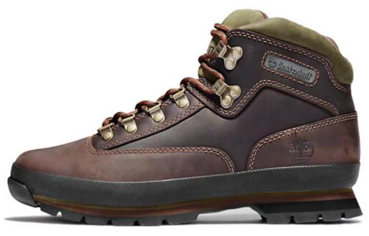Timberland Euro Hiker нескользящие высокий Уличные походные туфли коричневые