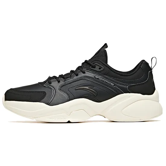 ANTA Training Shoes Men Low-Top Black White
